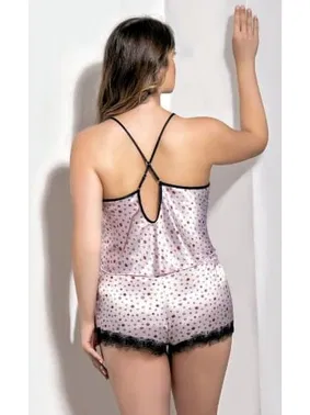 NightLight Dantelli Askılı Erotik Şort Takım NightLight 3568 - Alternatif Görünüm