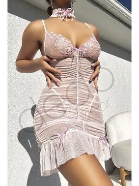 NightLight Pudra Erotik Gecelik NightLight 3615