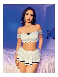 NightLight Büstiyer Etekli Erotik Takım NightLight 3673