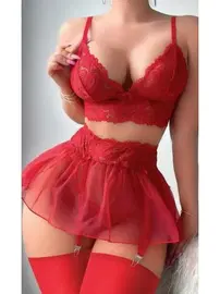 NightLight Tütü Etekli Bralet Erotik Sütyen Takım NightLight 3679