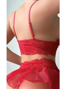 NightLight Tütü Etekli Bralet Erotik Sütyen Takım NightLight 3679 - Alternatif Görünüm