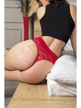 NightLight Metal Aksesuarlı Dantel Fantazi Kadın Külot NightLight 9157-1 - Alternatif Görünüm