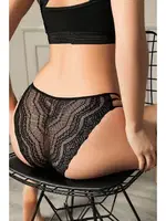 Beyaz Dantelli Erotik Külot NightLight 9161-1 detay görünüm