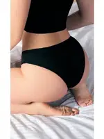 Metal Aksesuarlı Erotik Kadın Külot NightLight 9167-4 Siyah detay görünüm