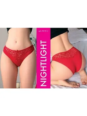NightLight Bel Kısmı Dantelli Erotik Kadın Külot NightLight 9170-1