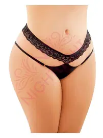 NightLight Bel Kısmı Dantel Fantazi Büyük Beden Külot Nightlight 9156