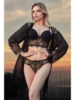 Nurteks 3519 Destekli Yarım Büstiyer Kimono Takım detay görünüm