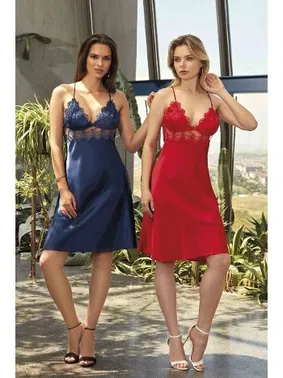 Nurteks Nurteks 5491 Saten Gecelik