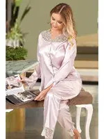 Nurteks 6694 Saten Altılı Takım Pudra görsel 4