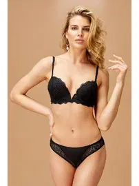 Nurteks Nurteks Destekli Sütyen Takım Siyah 4411