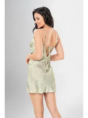 Ahu Lingerie Önden Düğümlü 2 Li Kısa Sabahlık Gecelik Takımı Ahu Loriva 1938 - Alternatif Görünüm