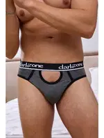 Önü Açık Antrasit Erkek Slip  Darkzone DZN6259 görsel 6