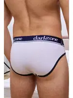 Önü Açık Beyaz Erkek Slip  Darkzone DZN6252 detay görünüm