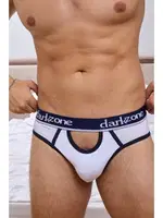 Önü Açık Beyaz Erkek Slip  Darkzone DZN6252 görsel 5