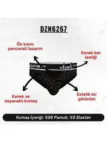 Önü Açık Desenli Erkek Slip  Darkzone DZN6267 farklı açı