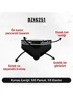 Önü Açık Siyah Erkek Slip  Darkzone DZN6251 farklı açı