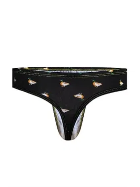 Darkzone Ördek Desenli Siyah Erkek Tanga  Darkzone DZN6635 - Alternatif Görünüm