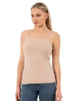 Örme Pamuklu Modal Esnek Rahat İnce Askılı Kadın Atlet Özkan 27042  Ten farklı açı