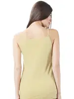 Örme Pamuklu Ribana Esnek Rahat İp Askılı Kadın Atlet Özkan 0107  Ten görsel 7