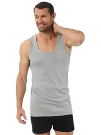 Özkan Özkan 0113 Erkek Pamuklu Ribana Esnek Yumuşak Kalın Askılı Atlet