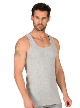 Özkan Özkan 11406 Erkek %100 Pamuklu Ribana Esnek Rahat Kalın Askılı örme Atlet