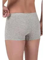 Özkan 12024 Gri Erkek Pamuklu Likralı Süprem Esnek Rahat Boxer Şort Gri detay görünüm