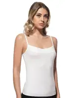 Yakası Pullu Viskon Kumaş Esnek İp Askılı Kadın Atlet Özkan 2102 Beyaz görsel 26