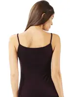 Yakası Pullu Viskon Kumaş Esnek İp Askılı Kadın Atlet Özkan 2102 Bordo görsel 9