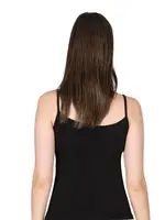 Yakası Pullu Viskon Kumaş Esnek İp Askılı Kadın Atlet Özkan 2102 Siyah farklı açı