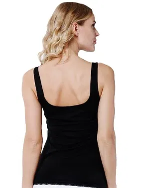 Özkan İnce Askılı Kare Yaka Modal Pamuklu Dantelli Kadın Atlet Özkan 23422 - Alternatif Görünüm