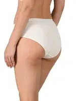 Özkan 25592 10lu Paket Kadın Modal Pamuklu Dantelli Bato Külot Ekru görsel 7