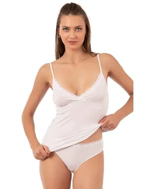 Özkan Pamuklu Likralı Modal Esnek Rahat İnce Askılı Kadın Atlet Takım Özkan 27027 - Alternatif Görünüm