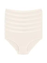 Yıldız Çamaşır Pamuk 6'lı Paket Pamuk Kalpli Kadın Bato Külot Yıldız 3592