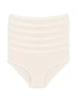 Pamuk 6'lı Paket Pamuk Kalpli Kadın Bato Külot Yıldız 3592