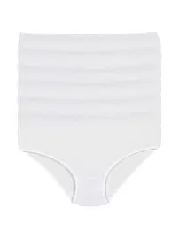 Yıldız Çamaşır Pamuk Beyaz 6'lı Paket Bato Kadın Külot Yıldız 3580