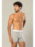 Pamuk Likralı Süprem Uzun Erdem Erkek Boxer 1417 Gri görsel 11