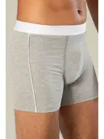Pamuk Likralı Süprem Uzun Erdem Erkek Boxer 1417 Gri görsel 13