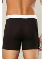 Pamuk Likralı Süprem Uzun Erdem Erkek Boxer 1417 Siyah görsel 9