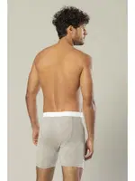 Pamuk Süprem Uzun Erkek Boxer Erdem 1416 Gri görsel 12