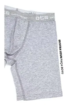 Öts İç Giyim Pamuklu Erkek Boxer Likralı Uzun Paçalı ÖTS 2645 - Alternatif Görünüm