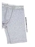 Pamuklu Erkek Boxer Likralı Uzun Paçalı ÖTS 2645 Gri detay görünüm