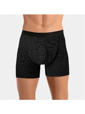 Öts İç Giyim Pamuklu Erkek Likralı Boxer Çizgili ÖTS 2610 - Alternatif Görünüm