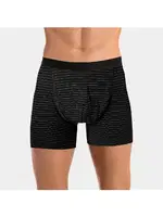 Pamuklu Erkek Likralı Boxer Çizgili ÖTS 2610 Siyah detay görünüm