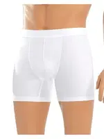 Pamuklu Erkek Likralı Boxer ÖTS 2640 Beyaz detay görünüm