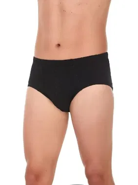 Yıldız Çamaşır Pamuklu Erkek Siyah 6'lı Paket Kom Slip Külot Yıldız 130