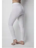 Pamuklu Kumaş Lastikli Bel Uzun Kadın Tayt Donex 1465 Beyaz görsel 5