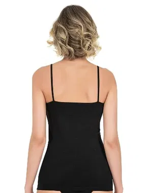 Özkan Pamuklu Modal Tül Detaylı İnce Askılı Kadın Atlet Özkan 26819  - Alternatif Görünüm