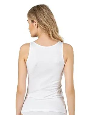 Özkan Pamuklu Modal Yakası Dantel Detaylı Kalın Askılı Kadın Atlet Özkan 26805  - Alternatif Görünüm