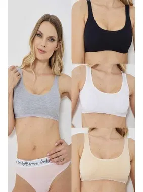 Arma Yıldız Pedli Kalın Askı Renkli Büstiyer Arma Yıldız 3364 - 4 ADET