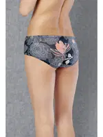 Pembe Çiçek Desenli 3lü Kadın Külot Slip Doreanse 7128 Renkli Desenli görsel 6